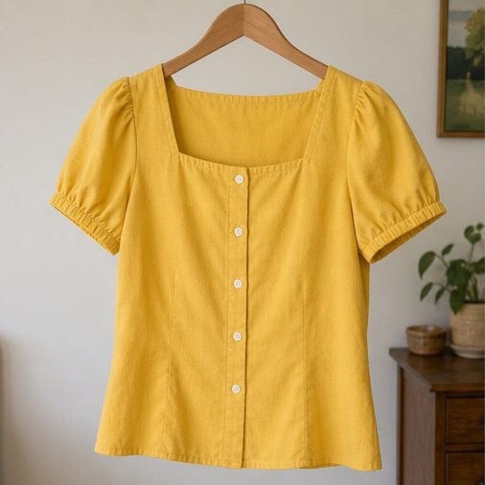 Teal Wrap Blouse